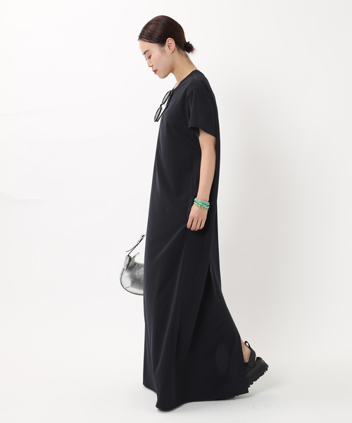 エーピーストゥディオ　リラクシングワンピース　グレー　38 AP STUDIO（エーピーストゥディオ）の「リラクシングワンピース