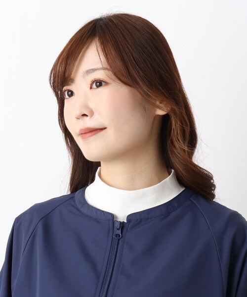 one'sterrace(ワンズテラス)の「裾ドロストブルゾン(ブルゾン・レディース・アイボリー系8/ネイビー系5・02)」の6枚目の写真