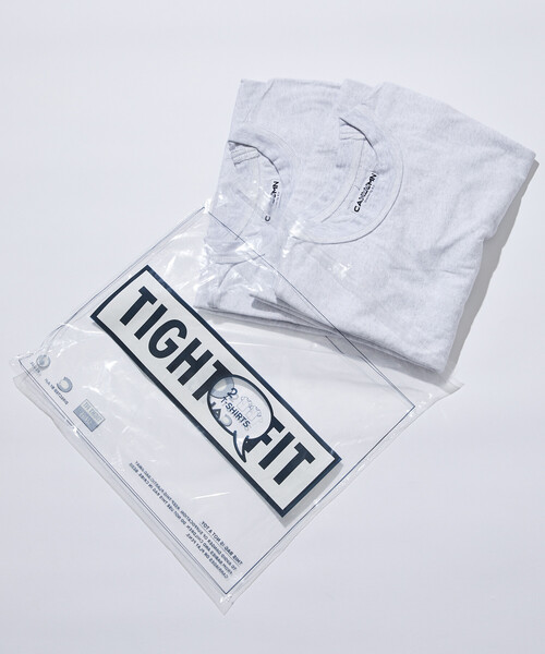 CAHLUMN(カウラム)の「CAHLUMN/カウラム 2-Pack Reversible Tee “TIGHT FIT”/ツーパック リバーシブルTシャツ タイトフィット(Tシャツ/カットソー・メンズ・ホワイト/ライトグレー/ブラック/ネイビー・MEDIUM/SMALL/X-SMALL/XX-SMALL)」の7枚目の写真