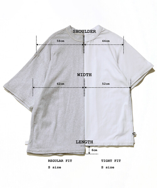 CAHLUMN(カウラム)の「CAHLUMN/カウラム 2-Pack Reversible Tee “TIGHT FIT”/ツーパック リバーシブルTシャツ タイトフィット(Tシャツ/カットソー・メンズ・ホワイト/ライトグレー/ブラック/ネイビー・MEDIUM/SMALL/X-SMALL/XX-SMALL)」の11枚目の写真