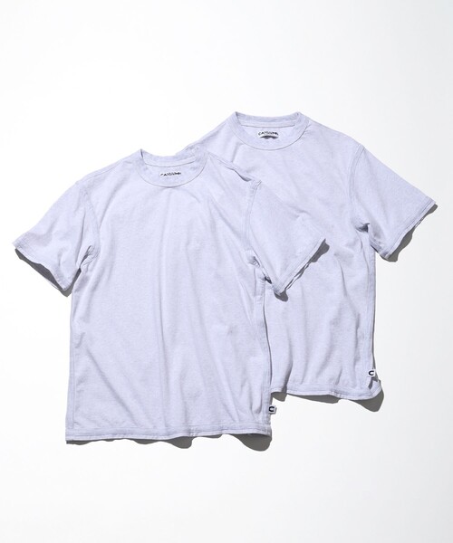 CAHLUMN（カウラム）の「CAHLUMN/カウラム 2-Pack Reversible Tee “TIGHT FIT”/ツーパック リバーシブルTシャツ タイトフィット（Tシャツ/カットソー・メンズ・ホワイト/ライトグレー/ブラック/ネイビー・MEDIUM/SMALL/X-SMALL/XX-SMALL）」の21枚目の写真