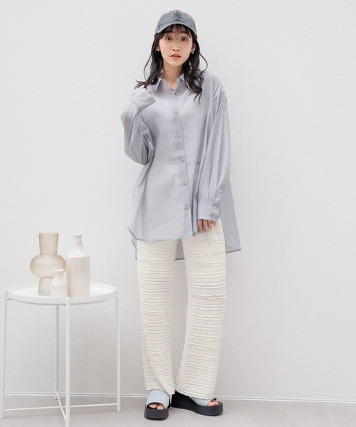 LOWRYS FARM（ローリーズファーム）の「カットフリルパンツ　110365（その他パンツ・レディース・ブラック/ベージュ/アイボリー・FREE）」の20枚目の写真