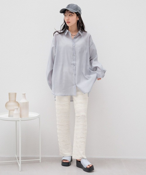 LOWRYS FARM（ローリーズファーム）の「カットフリルパンツ　110365（その他パンツ・レディース・ブラック/ベージュ/アイボリー・FREE）」の21枚目の写真