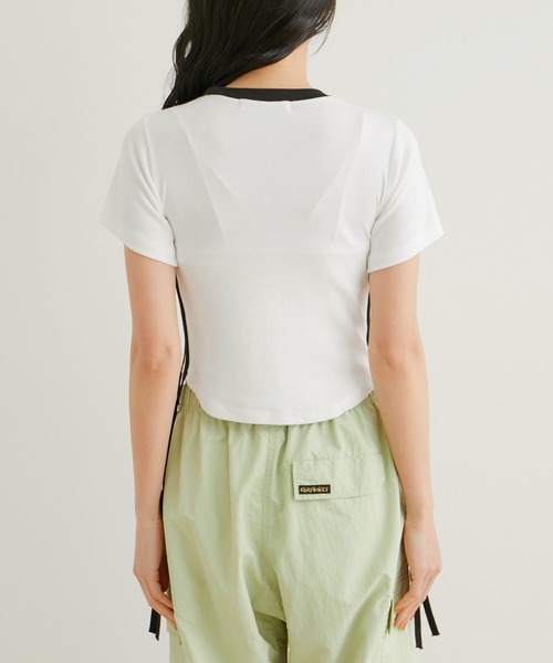 VIS(ビス)の「【WEB/一部店舗限定】サイドラインリボンプルオーバー(Tシャツ/カットソー・レディース・ブルー系その他/ホワイト系その他2/ブラック系その他・FREE)」の22枚目の写真