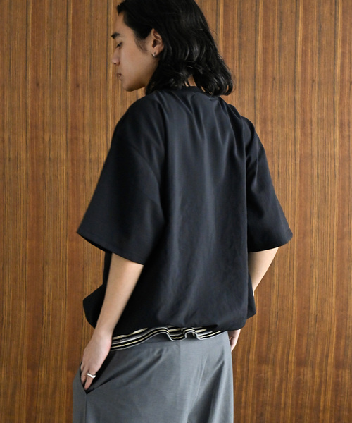 JOURNAL STANDARD（ジャーナルスタンダード）の「”吸水速乾 / 接触冷感” EVALET LIGHT スピンドルTシャツ（シャツ/ブラウス・メンズ・グレー/ブラック/アイボリー/オレンジ/ブルー系その他・SMALL/MEDIUM/LARGE）」の13枚目の写真