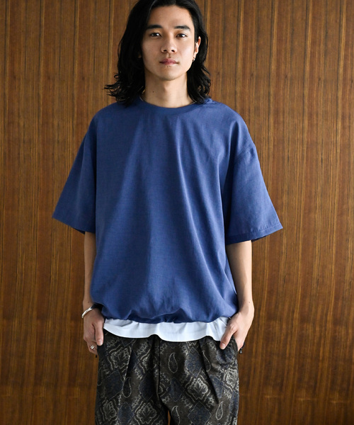 JOURNAL STANDARD（ジャーナルスタンダード）の「”吸水速乾 / 接触冷感” EVALET LIGHT スピンドルTシャツ（シャツ/ブラウス・メンズ・グレー/ブラック/アイボリー/オレンジ/ブルー系その他・SMALL/MEDIUM/LARGE）」の20枚目の写真