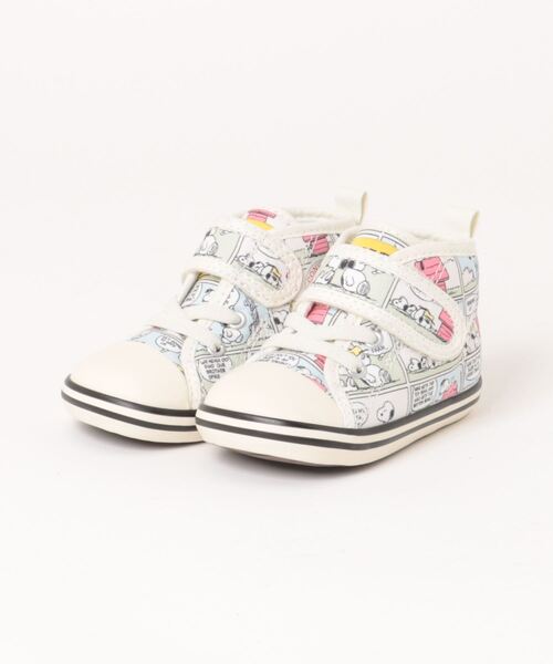 【セール】【CONVERSE】BABY ALL STAR N PEANUTS CP V-1（コンバース ベビーオールスターN ピーナッツ CP V-1）【First☆Star】（スニーカー）｜CONVERSE（コンバース）