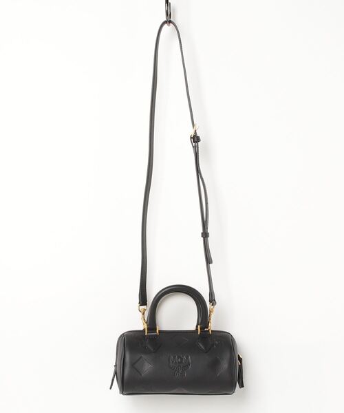 MCM（エムシーエム）の「ELLA ボストンバッグ - マキシ モノグラム レザー（ボストンバッグ・メンズ・ブラック・mini）」の5枚目の写真