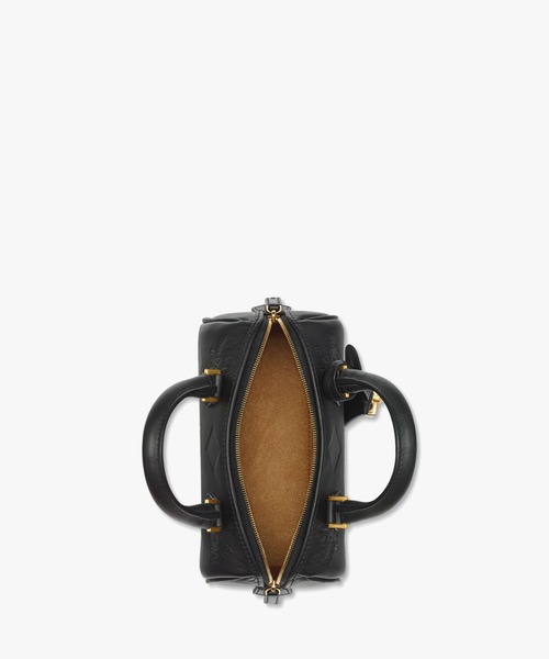 MCM（エムシーエム）の「ELLA ボストンバッグ - マキシ モノグラム レザー（ボストンバッグ・メンズ・ブラック・mini）」の3枚目の写真