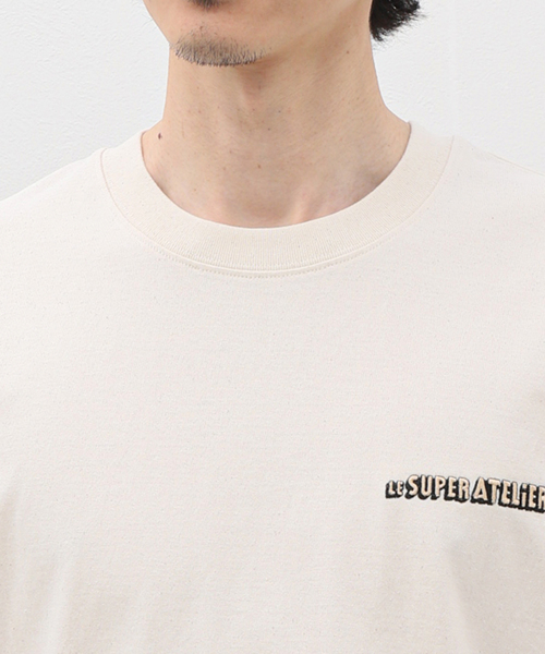 417 EDIFICE（フォーワンセブンエディフィス）の「【LE SUPER ATELIER】Tshirt Natural（Tシャツ/カットソー・メンズ・アイボリー・SMALL/MEDIUM/LARGE）」の7枚目の写真
