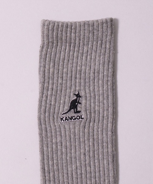 KANGOL（カンゴール）の「(GA)【KANGOL】【3足セット】ブランドロゴマーク クルーソックス（ソックス/靴下・メンズ・オフホワイト/ブラック/その他・23-25cm/25-27CM）」の10枚目の写真