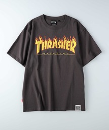 【THRASHER】別注フレイムロゴTシャツ