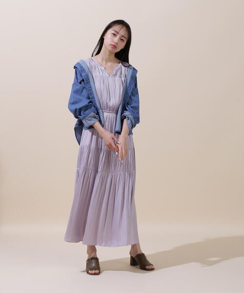 ジルバイ ティアードワンピース ブラック 新品未使用 ジルバイジルスチュアート JILL by JILLSTUART ティアード