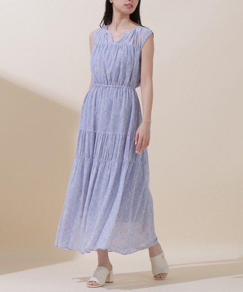 ジルバイジルスチュアート＊プリントティアードワンピース JILL by JILL STUART（ジルバイジルスチュアート）の