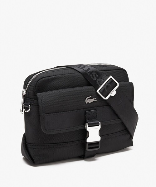 LACOSTE（ラコステ）の「コメ フラットポケットショルダーバッグ（ショルダーバッグ・メンズ・ブラック・FREE）」の13枚目の写真