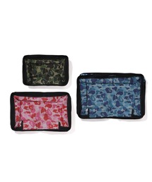 A BATHING APE（アベイシングエイプ）の「ABC CAMO TRAVEL POUCH