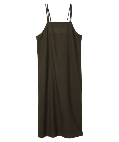 earth music&ecology(アースミュージックアンドエコロジー)の「SET2点ヘリンボーンベスト+キャミドレ(ワンピース・レディース・ブラック/ベージュ/ブラウン・FREE)」の17枚目の写真