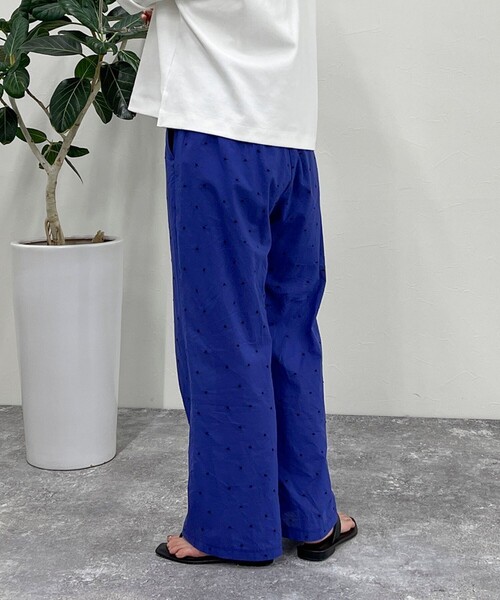 fredy emue（フレディエミュ）の「ドット刺繍イージーパンツ（その他パンツ・レディース・ブラック系その他/ブルー系その他・38）」の7枚目の写真