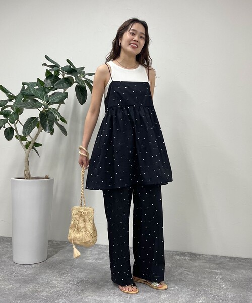 セール】ドット刺繍イージーパンツ（その他パンツ）｜fredy emue