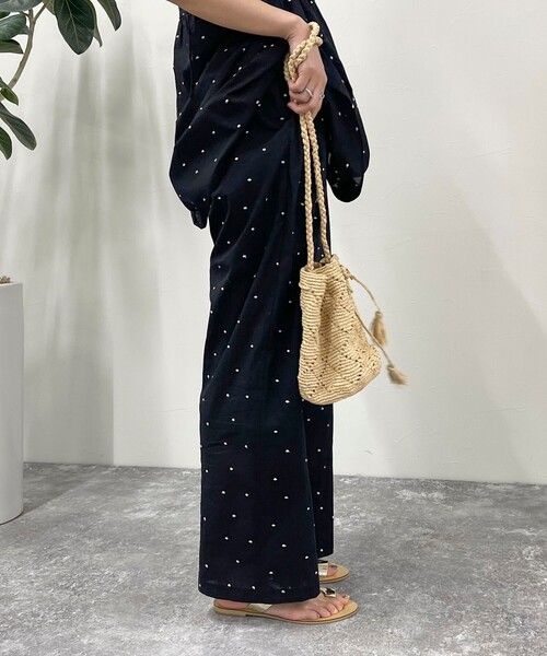 fredy emue（フレディエミュ）の「ドット刺繍イージーパンツ（その他パンツ・レディース・ブラック系その他/ブルー系その他・38）」の21枚目の写真