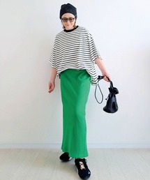 CORNERS | CORNERS by yui カラーボーダー半袖トップス(Tシャツ/カットソー)