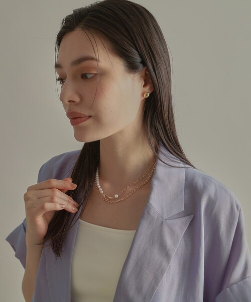 ココシュニック K10ダイヤモンド PCモチーフセパレート ネックレス K10ダイヤモンド PCモチーフセパレート ネックレス（ネックレス