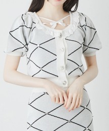 Ank Rouge | ジャガードニットカーデ(カーディガン/ボレロ)