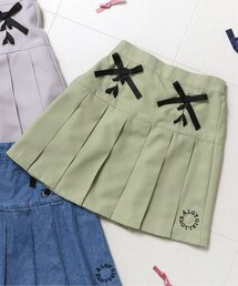 レースアッププリーツスカート