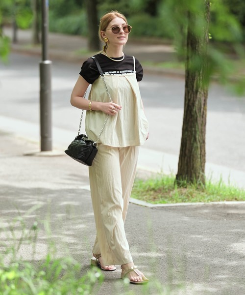 タックキャミパンツセットアップ（パンツドレス）｜Mia （ミア）の