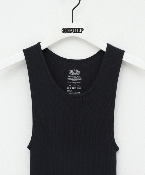 Whimsy(ウィムジー)の「【Whimsy / ウィムジー × FRUIT OF THE LOOM】3P TANK TOP(タンクトップ・メンズ・ホワイト/ブラック・LARGE/MEDIUM)」の9枚目の写真