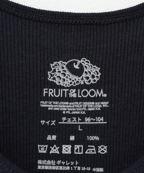 Whimsy(ウィムジー)の「【Whimsy / ウィムジー × FRUIT OF THE LOOM】3P TANK TOP(タンクトップ・メンズ・ホワイト/ブラック・LARGE/MEDIUM)」の3枚目の写真