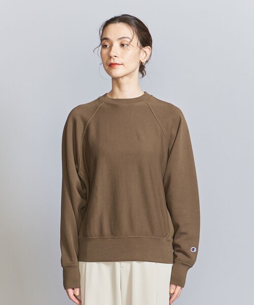 人気完売9.4OZリバースウィーブラグランT  ベージュ Champion】9 4OZリバースウィーブラグランTシャツ｜Yahoo!フリマ（旧