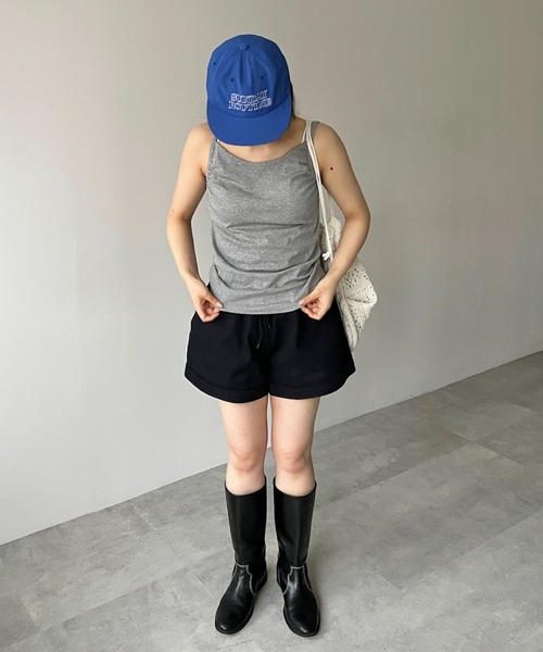 GIUNON（ジウノン）の「backless shirring camisole / バックレスシャーリングキャミソール（キャミソール・レディース・アイボリー/グレー/ネイビー・FREE）」の19枚目の写真