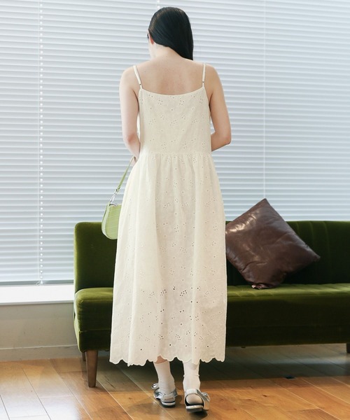 3.3 Field Trip （3.3フィールドトリップ）の「3.3 Field Trip／レースパンチングワンピース（ワンピース・レディース・アイボリー・FREE）」の5枚目の写真