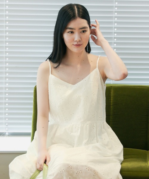 3.3 Field Trip （3.3フィールドトリップ）の「3.3 Field Trip／レースパンチングワンピース（ワンピース・レディース・アイボリー・FREE）」の6枚目の写真