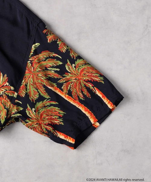 Avanti（アヴァンティ）の「アロハシャツ（シャツ/ブラウス・メンズ・ブラック×ブルー/イエロー/ネイビー・M/L/XL）」の8枚目の写真