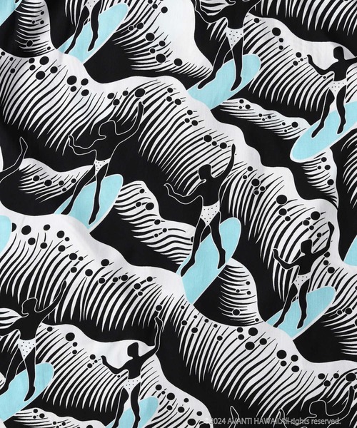 Avanti（アヴァンティ）の「アロハシャツ（シャツ/ブラウス・メンズ・ブラック×ブルー/イエロー/ネイビー・M/L/XL）」の13枚目の写真