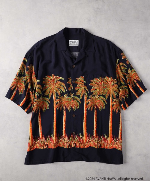 Avanti（アヴァンティ）の「アロハシャツ（シャツ/ブラウス・メンズ・ブラック×ブルー/イエロー/ネイビー・M/L/XL）」の15枚目の写真