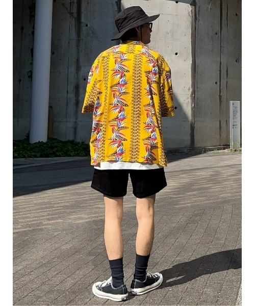 Avanti（アヴァンティ）の「アロハシャツ（シャツ/ブラウス・メンズ・ブラック×ブルー/イエロー/ネイビー・M/L/XL）」の17枚目の写真