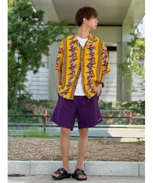 Avanti（アヴァンティ）の「アロハシャツ（シャツ/ブラウス・メンズ・ブラック×ブルー/イエロー/ネイビー・M/L/XL）」の19枚目の写真