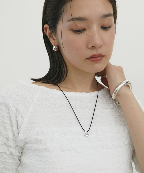 VIS(ビス)の「メタルトップロープネックレス(ネックレス・レディース・シルバー/ゴールド・FREE)」の9枚目の写真