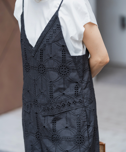 IENA（イエナ）の「《追加3》レースオールインワン（つなぎ/オールインワン・レディース・ブラック/ブラウン・38/36）」の13枚目の写真