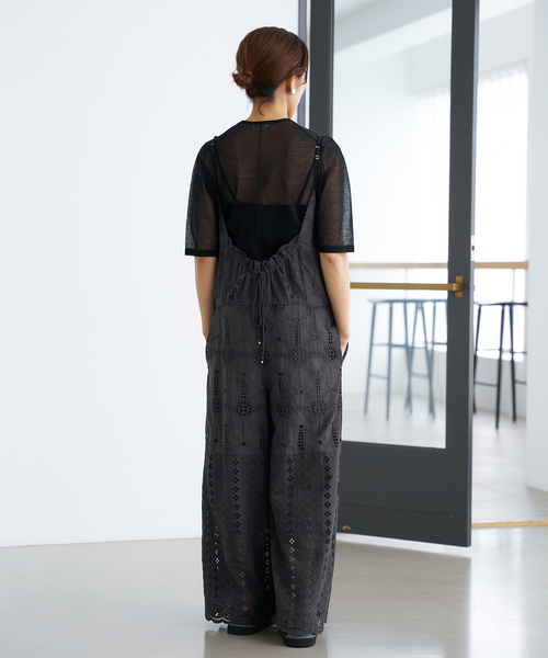 IENA（イエナ）の「《追加3》レースオールインワン（つなぎ/オールインワン・レディース・ブラック/ブラウン・38/36）」の16枚目の写真