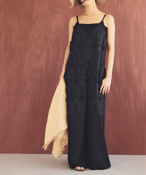 IENA（イエナ）の「《追加3》レースオールインワン（つなぎ/オールインワン・レディース・ブラック/ブラウン・38/36）」の19枚目の写真