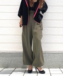 Q | カーゴワイドパンツ(カーゴパンツ)