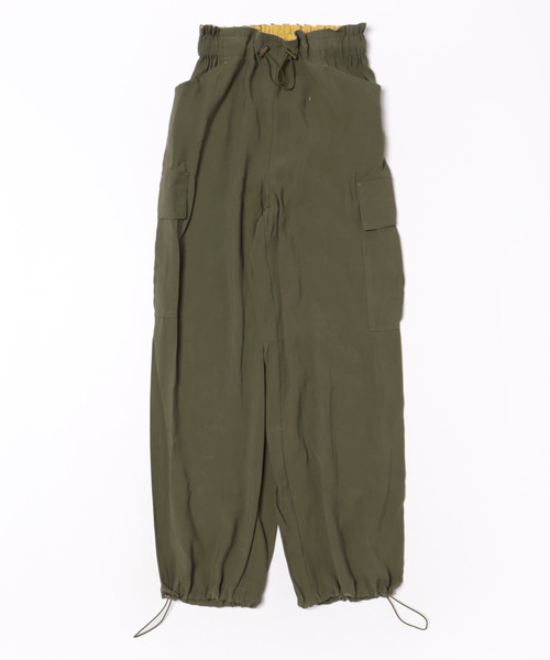Q（キュー）の「カーゴワイドパンツ（カーゴパンツ・レディース・カーキ/ネイビー・MEDIUM）」の15枚目の写真