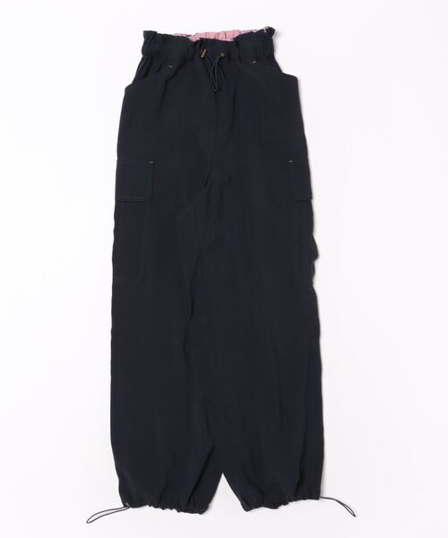 Q（キュー）の「カーゴワイドパンツ（カーゴパンツ・レディース・カーキ/ネイビー・MEDIUM）」の16枚目の写真