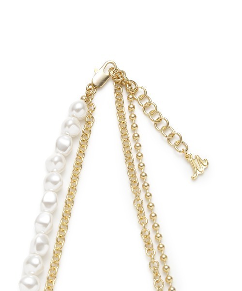 Mila Owen（ミラオーウェン）の「ボールチェーンネックレス