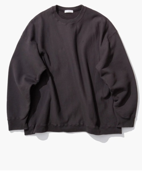 良品 ATON エイトン 良質デザインスウェット