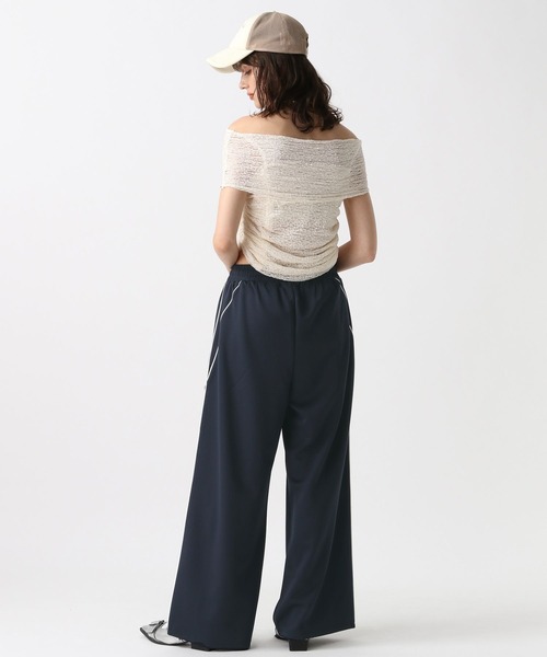 FOREVER 21（フォーエバー トゥエンティーワン）の「【2024FW】ラインワイドジャージパンツ（その他パンツ・レディース・ブラック/グレー/ネイビー/レッド・SMALL/MEDIUM）」の21枚目の写真